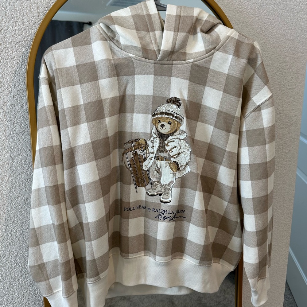 Polo Ralph Lauren Bear Plaid Hoodie